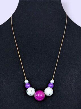 V. Ceramic Beaded Necklace